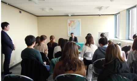 Rencontre avec des étudiants de Keio
