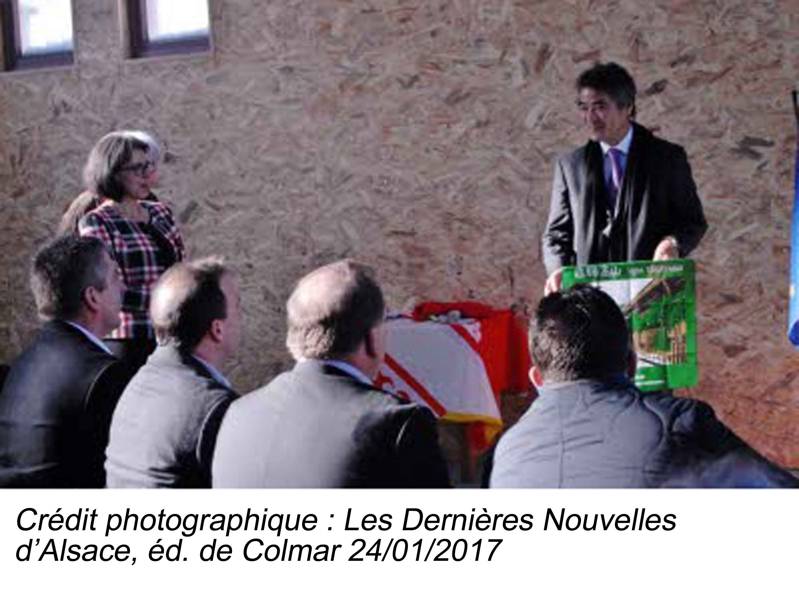 Cérémonie des voeux à Aubure