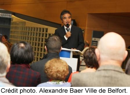 Discours de M. Shimizu à l'occasion de l'inauguration du "Mois du Livre" de Belfort.