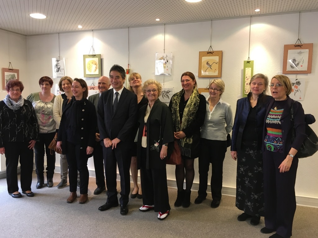 Inauguration de l'exposition de l'atelier Manda à Obernai