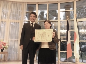Remise du Prix au Prof. Lett 