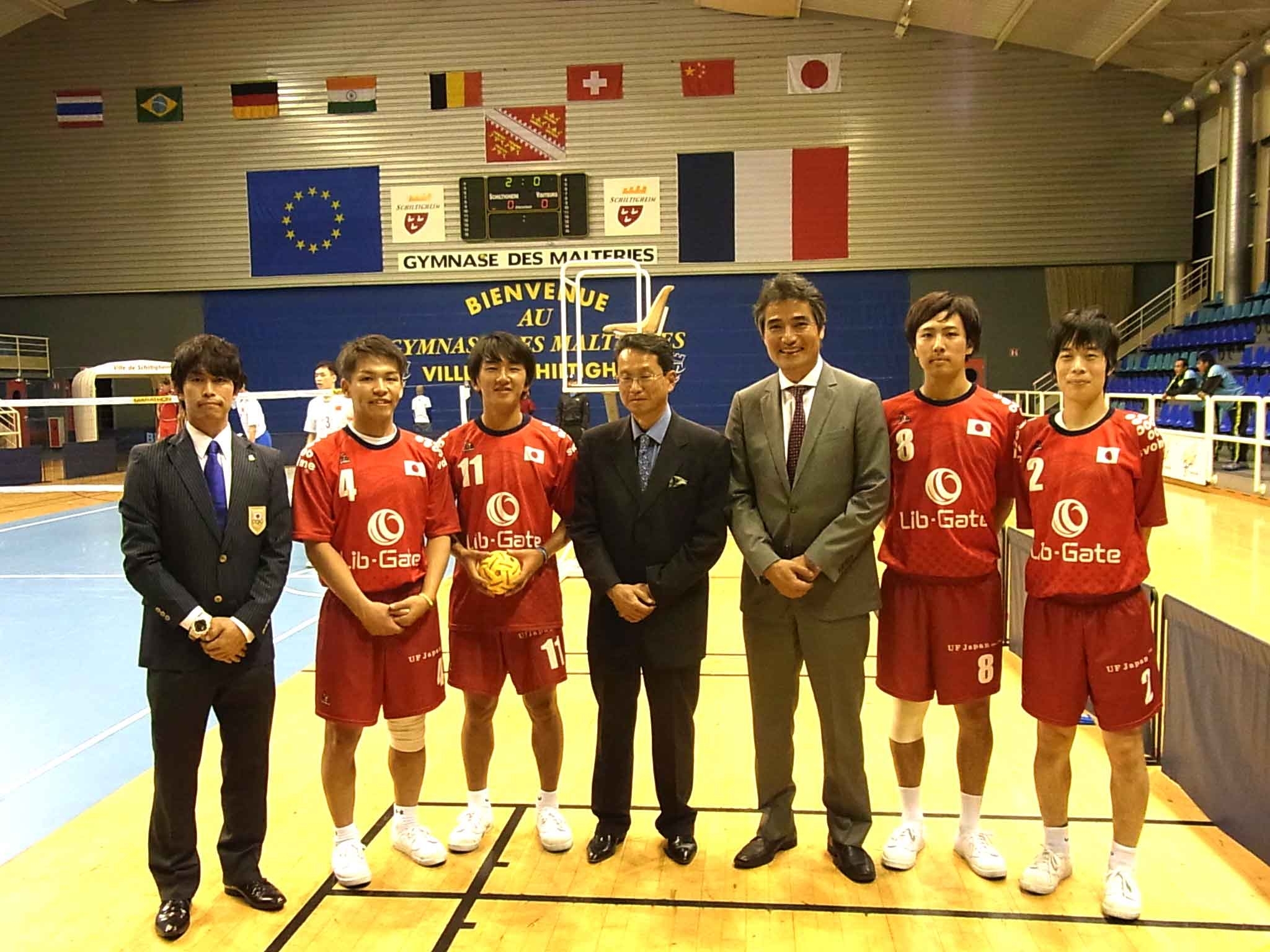 Avec l'équipe nationale de Sepak Takraw 