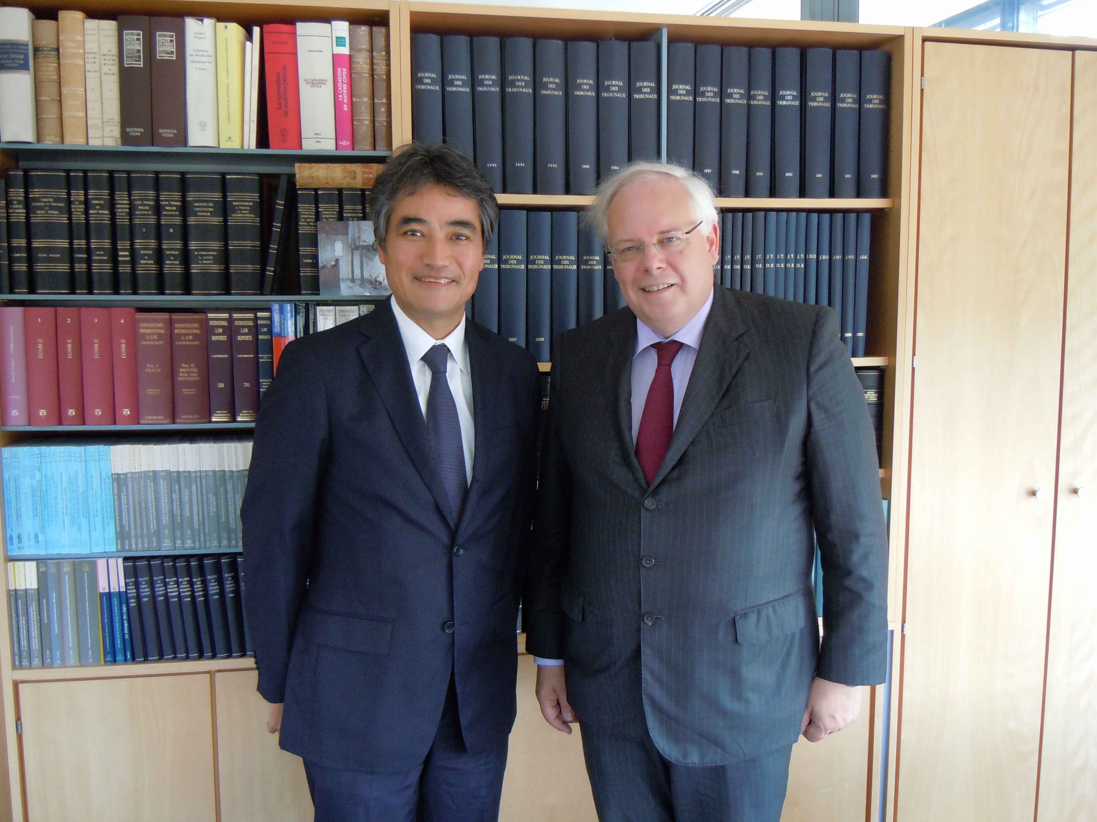 Visite de Courtoisie au Président Spielmann