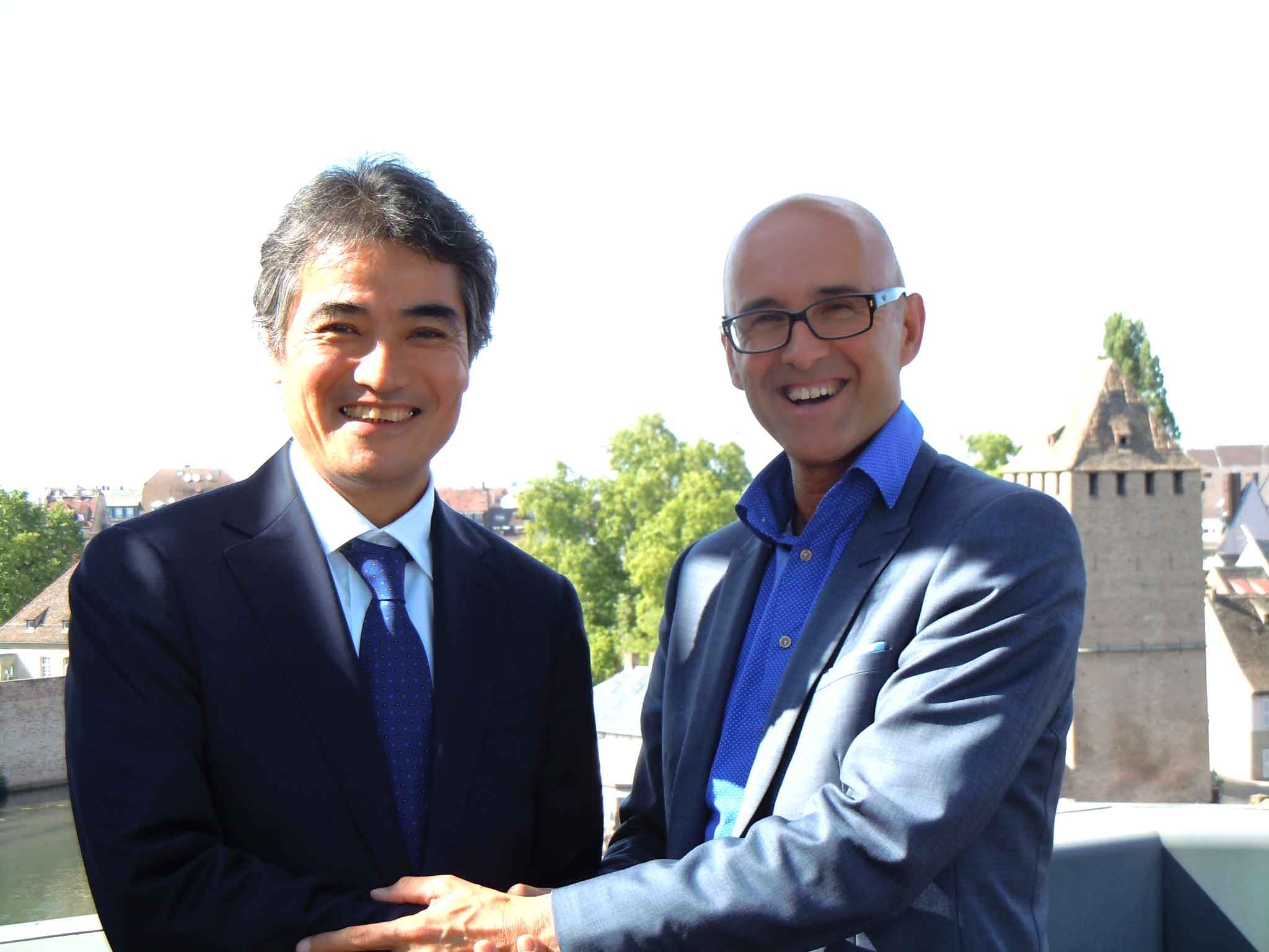 Rencontre entre MM. Bierry et Shimizu