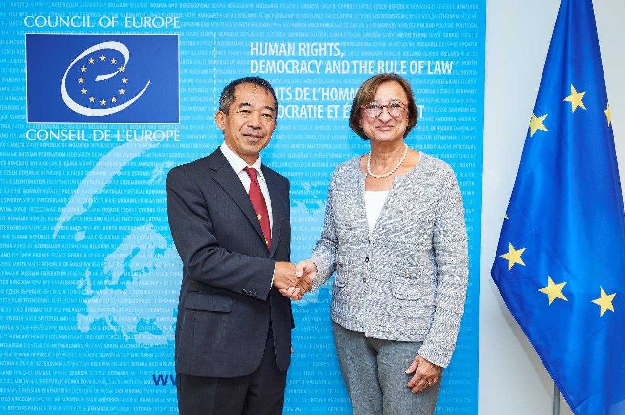 Contribution financière au Conseil de l'Europe