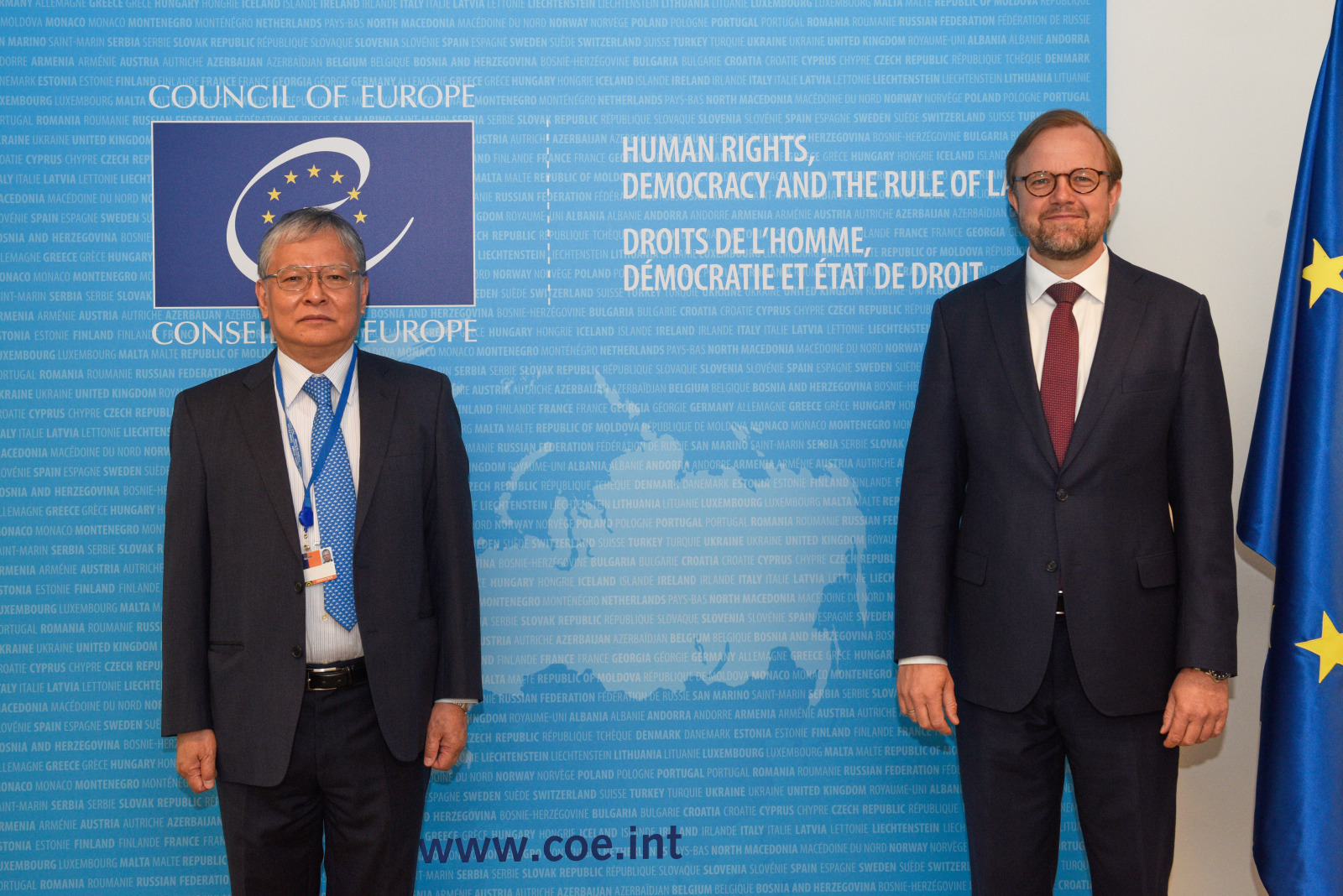 Contribution financière au Conseil de l'Europe