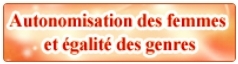 Autonomisation des femmes et égalité des genres