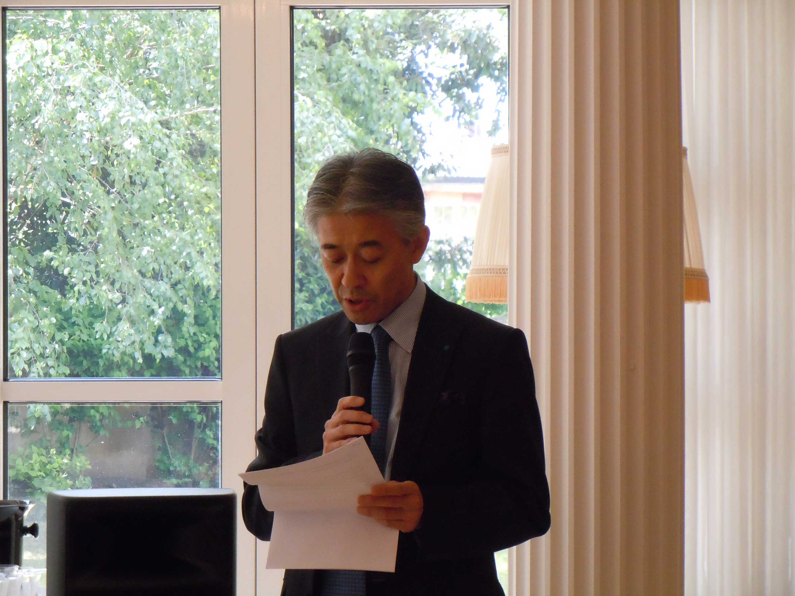 Discours de M. Hasegawa